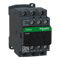  LC1D09BD LC1D09BD KONTAKTOR TeSys_D 3P(3NO) 9A 24VDC  