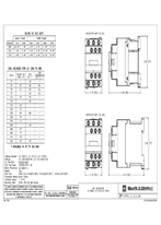 IEC Contactor 9-18A 3P D-Line TESYS Technical drawings