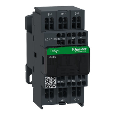 AC mágneskapcsoló, 5,5kW/12A (400V, AC3), rugós csatlakozás,1Z+1NY - LC1D123P7