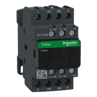  LC1D128E7 LC1D128E7 KONTAKTOR TeSys_D 4P(2NO+2NC) 25A 48VAC  