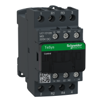  LC1D128MD LC1D128MD KONTAKTOR TeSys_D 4P(2NO+2NC) 25A 220VDC  