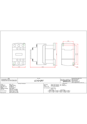 Technical drawing for LC1D12R7_CAD_DOC