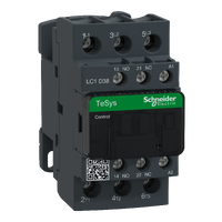  LC1D38D7 LC1D38D7 kontaktor 3P 1NO+1NC 38 A 42 V AC TeSys D kontaktor, 3p(3 NO), AC-3, <= 440 V 38A, 42 V AC 50/60 Hz kalem. grupa proizvoda: TeSys - ime proizvoda: TeSys D - tip proizvoda ili komponente: kontaktor - primena kontaktora: rezistivno opterećenje, upravljanje motorom - raspored kontakata: 3 NO - [Ue] nazivni radni napon: <= 690 V AC 25...400 Hz za kolo napajanja, <= 300 V DC za kolo napajanja - [Ie] nazivna radna struja: 38 A (<= 60 Â°C) pri <= 440 V AC AC-3 za kolo napajanja, 50 A (<= 60 Â°C) pri <= 440 V AC AC-1 za kolo napajanja - snaga motora kW: 18.5 kW pri 380...400 V AC 50/60 Hz AC-3, 18.5 kW pri 500 V AC 50/60 Hz AC-3, 18.5 kW pri 660...690 V AC 50/60 Hz AC-3, 7.5 kW pri 400 V AC 50/60 Hz AC-4 - snaga motora hp: 10 hp pri 230/240 V AC 50/60 Hz za trofazne motori, 10 hp pri 200/208 V AC 50/60 Hz za trofazne motori - sastav pomoćnog kontakta: 1 NO + 1 NC - [Ith] dozvoljena termička struja u vazduhu: 50 A pri <= 60 Â°C za kolo napajanja, 10 A pri <= 60 Â°C za signalno kolo - Irms nazivna moć uključenja: 550 A pri  