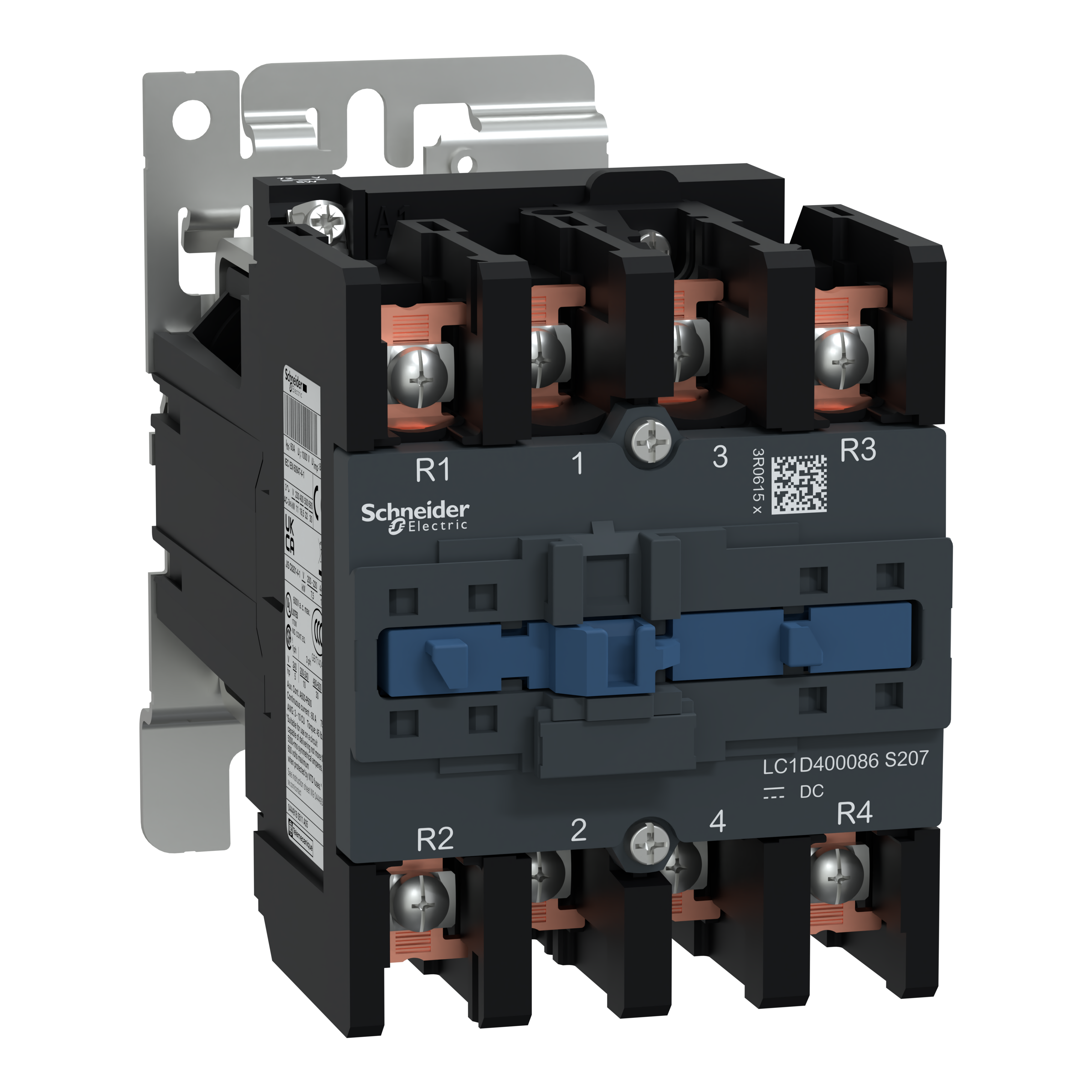 CONT 4P 2P2R AC1 60A COIL