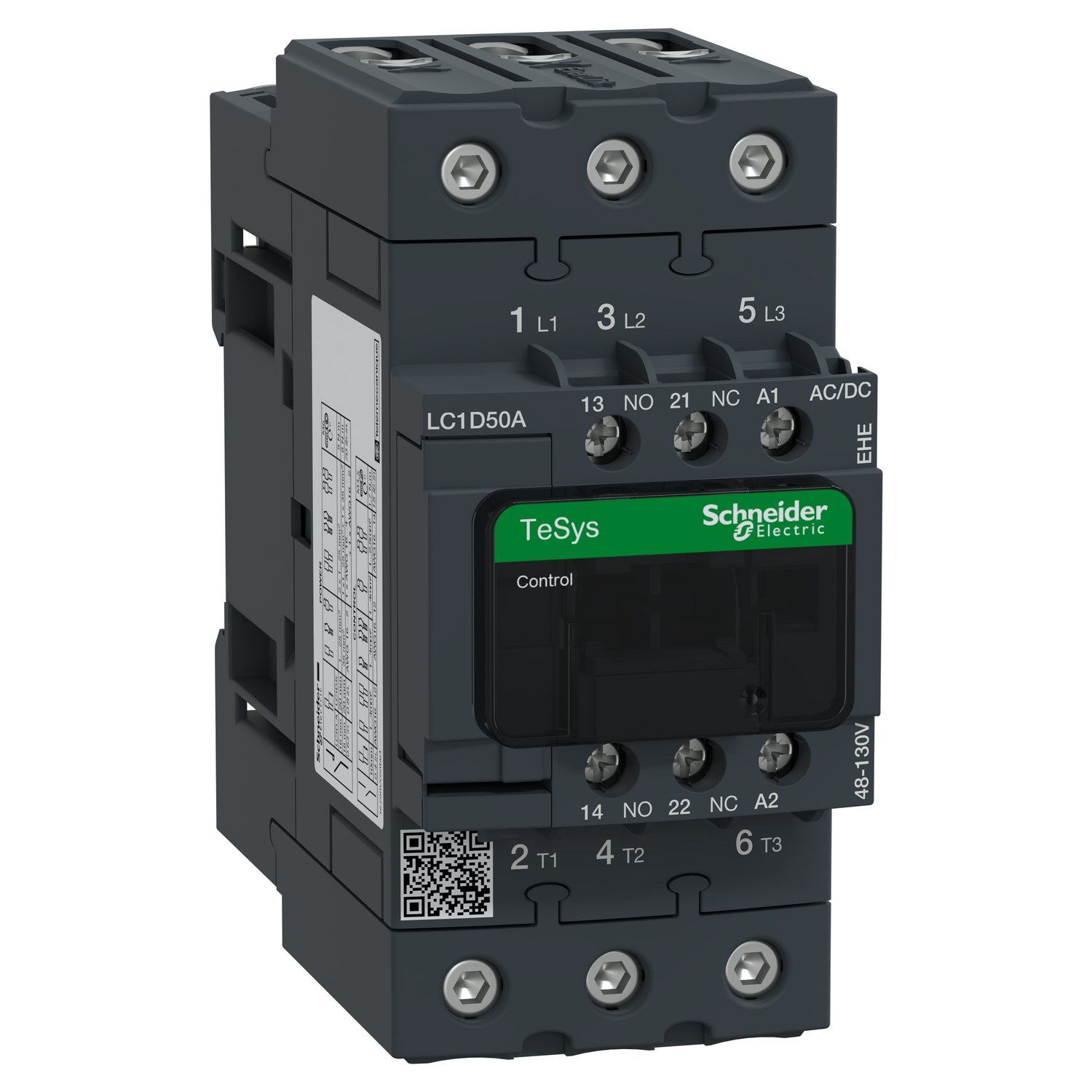 LC1D50AEHE LC1D50AEHE KONTAKTOR TeSys_D 3P 50A 48-130V AC/DC