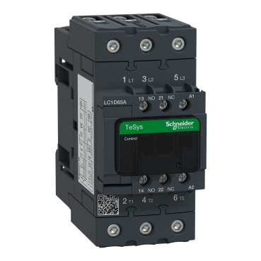 TeSys LC1D AC mágneskapcsoló EVERLINK (AC3, 400V 65A), 230VAC tekercsfeszültség, 50Hz - LC1D65AP5