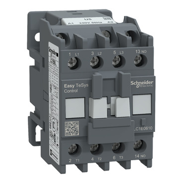 3P mágneskapcsoló 1NO 2,2KW 400V AC3 LC1E0610U5