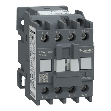 3P mágneskapcsoló 1NC 5,5KW 400V AC3 LC1E1201U5