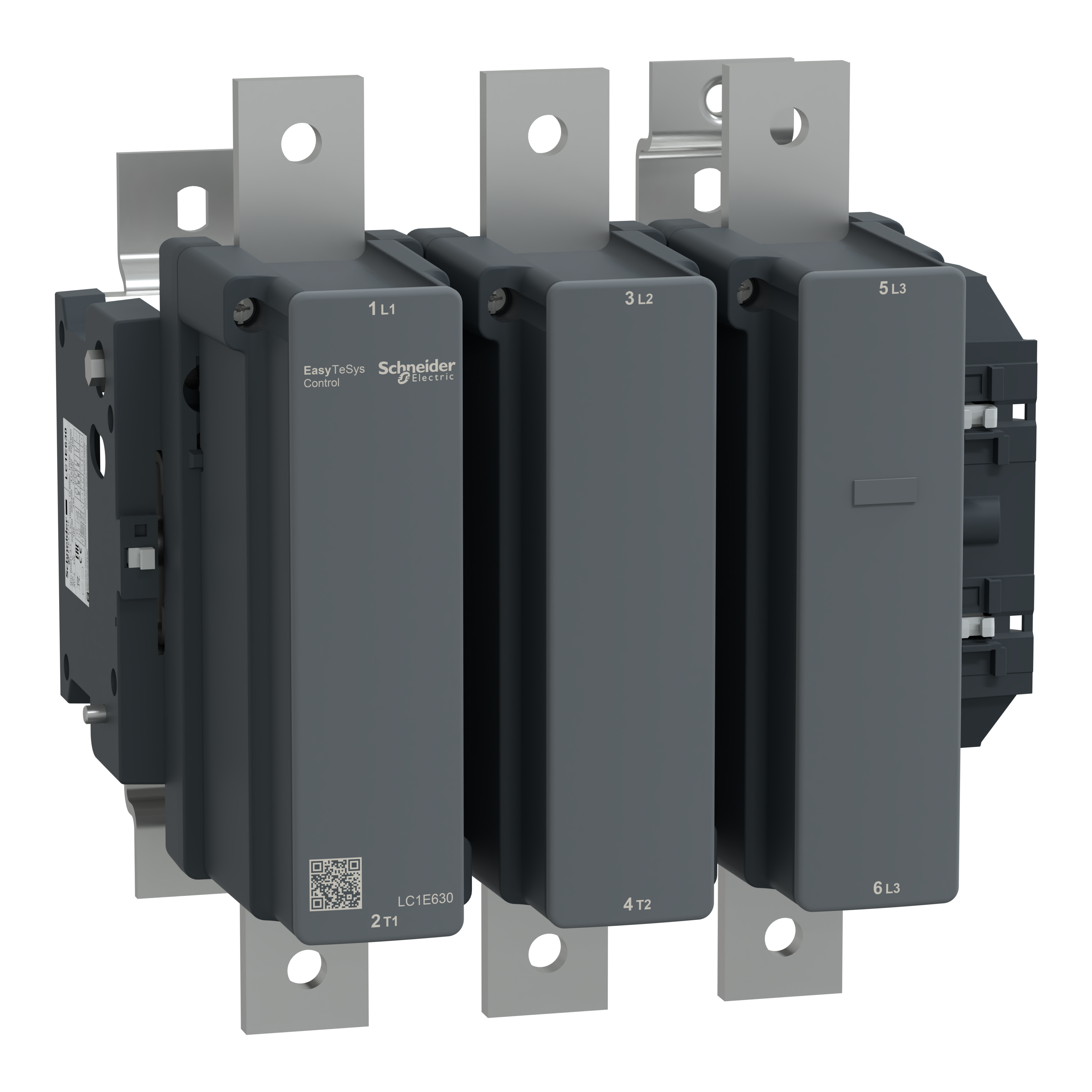 Contactor,Easy TeSys Control,LC1E,3P(3NO),AC-3,<=440V,630A,110V AC coil
