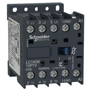 Mágneskapcsoló 6A 24V AC LC1K0610B72
