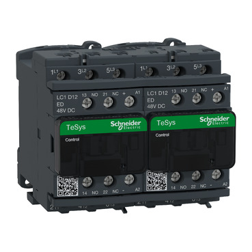  LC2D12ED LC2D12ED KONTAKTOR REV 12A 3P 1NO+1NC 48V DC 