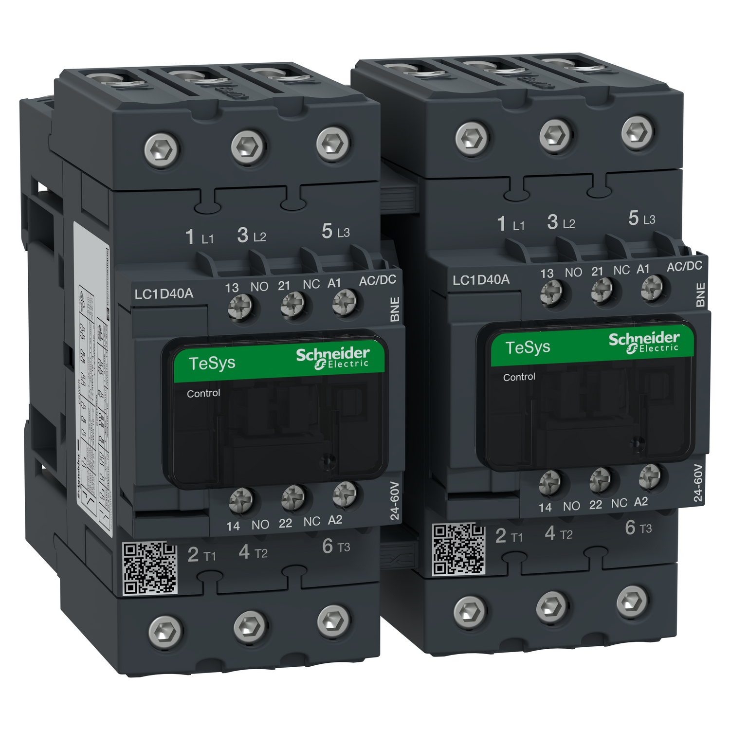 LC2D40ABNE LC2D40ABNE KONTAKTOR TeSys_D 3P R. 40A 24-60VAC/DC