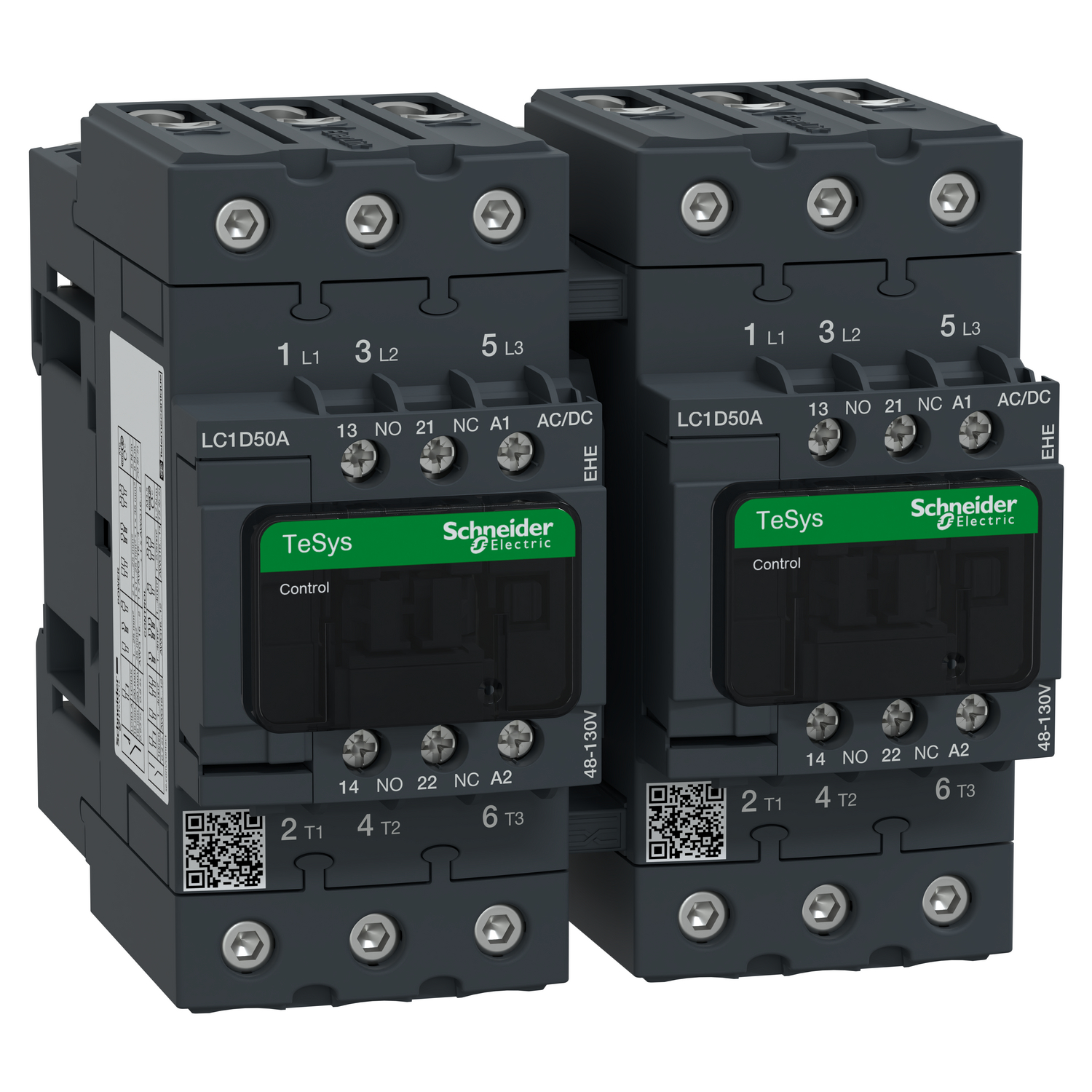 LC2D50AEHE LC2D50AEHE KONTAKTOR TeSys_D 3P R. 50A 48-130VAC/DC