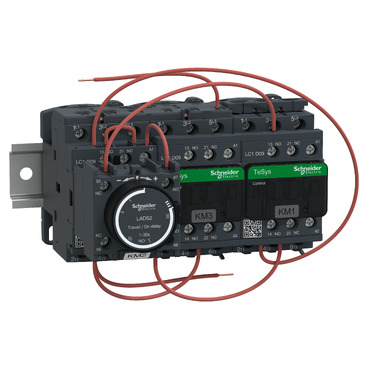 Kontaktorkombináció (mágneskapcsoló) csillag-delta 7.5kW/400VAC-3 24VAC csavaros TeSys LC3-D Schneider