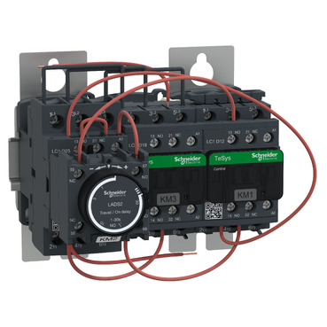 Kontaktorkombináció (mágneskapcsoló) csillag-delta 18.5kW/400VAC-3 230VAC csavaros TeSys LC3-D Schneider