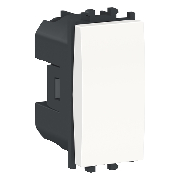 LMR0100001 - Easy Styl, switch, 1-pole 1-way, 1 module, white 