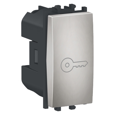  LMR0140004 LMR0140004 MODULAR TASTER SIMBOL KLJUČ 1M SREBRNI  