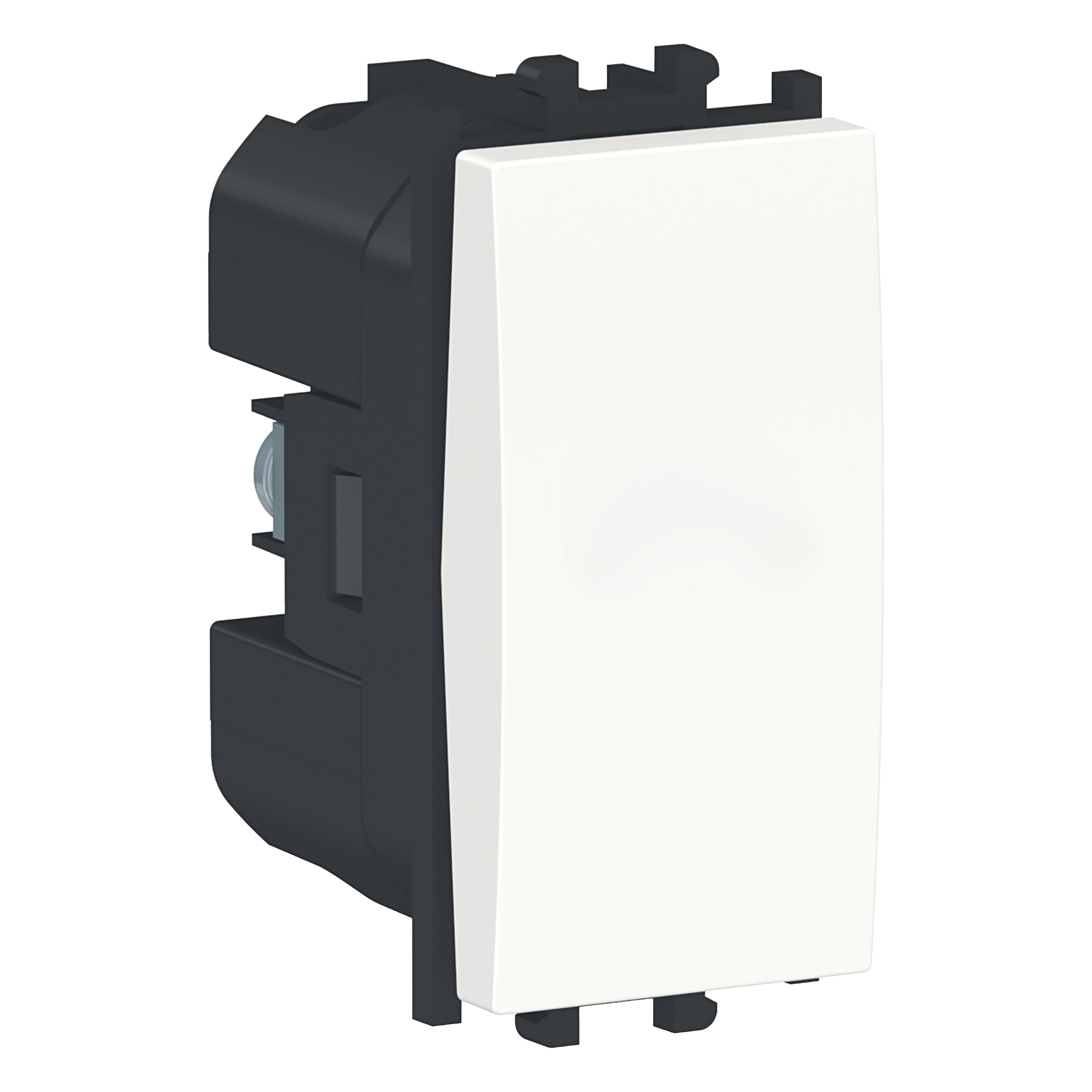 Easy Styl, switch, intermediate, 1 module, white