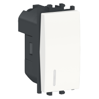  LMR1404001 LMR1404001 Easy Styl, prekidač, 1P naizmenični, 1 modul, beli Tip proizvoda ili
komponente
Prekidač
Prezentacija uređaja Mehanizam
Funkcija prekidača Jednopolni naizmenični
Broj modula 1 module
Broj prekidača
1
Izvršni organ Preklopni prekidač
Primena uređaja Upravljanje
Kompatibilnost grupe
proizvoda
Easy Styl
Način pričvršćivanja Klikom
Nijansa boje Bela (RAL 1015)
Završna obrada Sjajno
Tip pakovanja Pakovanje u kesicama
Nazivna struja 16 AX pri 250 V AC 50/60 Hz
Kapacitet priključaka <= 2 x 2.5 mm² za jednožični ili fleksibilni kabl(ovi)
Dužina ogoljenog dela
žice
10…12,5 mm
Materijal ABS + PC
Visina 51 mm
Širina 22 mm
Dubina 35 mm 