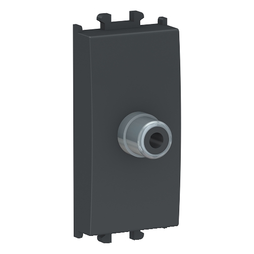 LMR6341003 - Easy Styl - 1 module - Modular Audio Outlet - Single outlet - Black | Schneider Electric Global