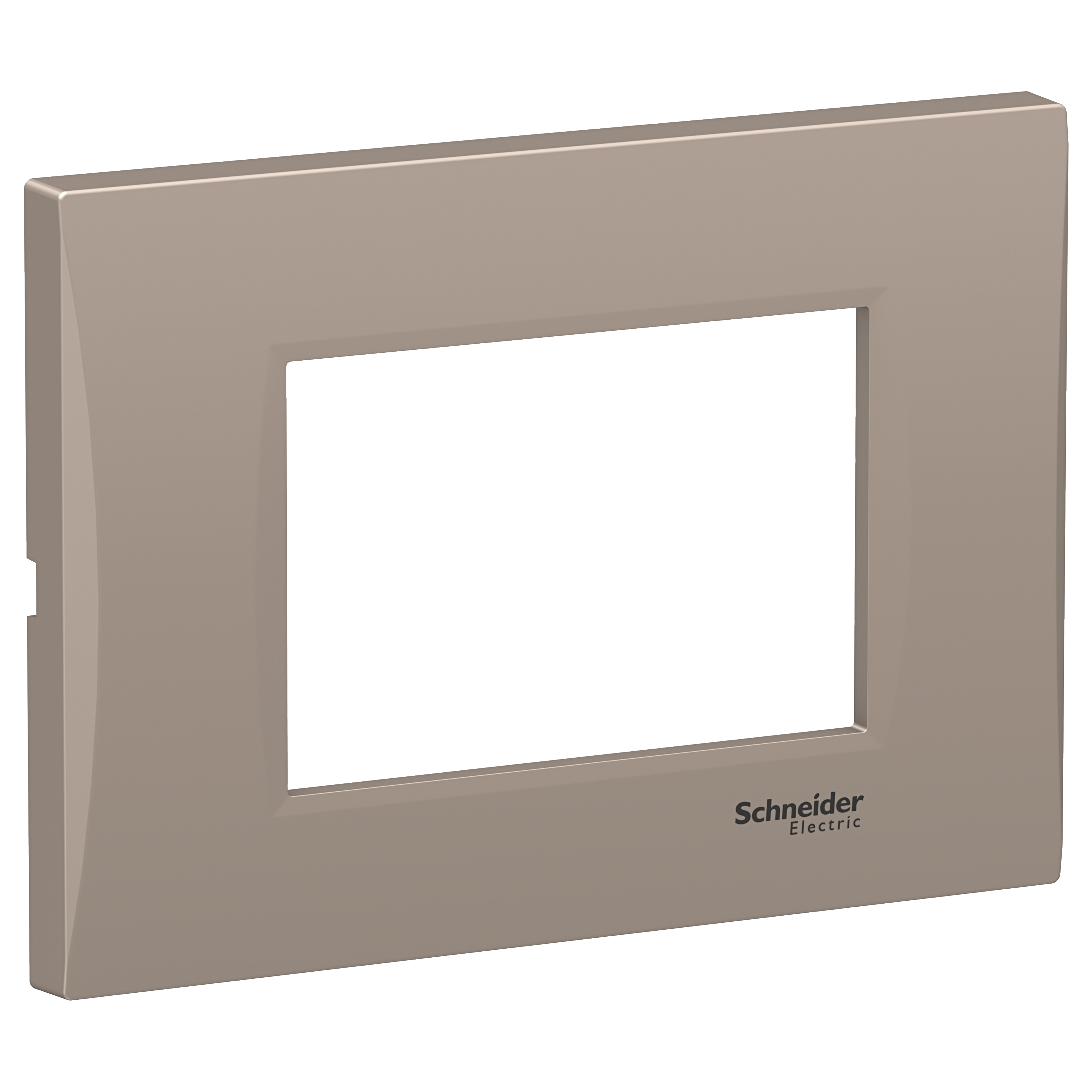 Easy Styl, cover frame, 3 modules, brown