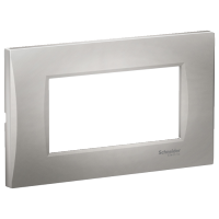  LMR7364004 LMR7364004 Easy Styl, dekorativni ram, 4 modula, srebrni Tip proizvoda ili
komponente
Dekorativni ram
Prezentacija uređaja Osnovni element
Nijansa boje Silver
Tip pakovanja Pakovanje u kesicama
Dopunske informacije
Materijal ABS + PC
Broj modula 4 modula
Visina 81 mm
Dubina 11 mm
Širina 136 mm
Način pričvršćivanja Utično 