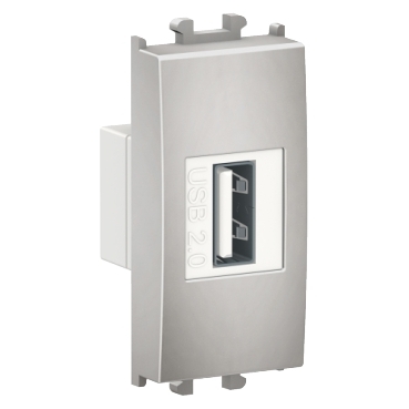  LMR9810004 LMR9810004 MODULAR USB KONEKTOR 2.0 1M SREBRNI  