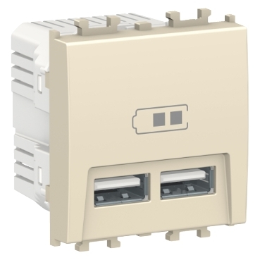  LMR9910002 LMR9910002 MODULAR USB PUNJAČ 2M KREM  