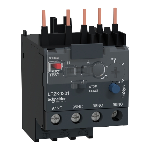 differential thermal overload relay, TeSys K, 0.11...0.16A, class 10A