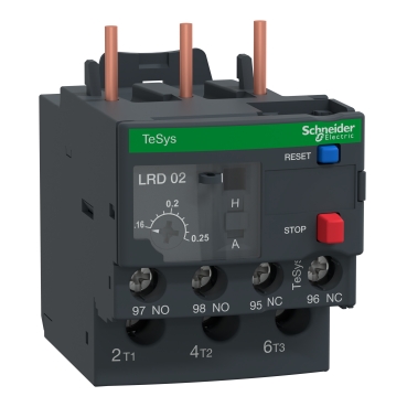 TeSys LRD Thermal Overload Relays, 0.16...0.25A Class, 10A