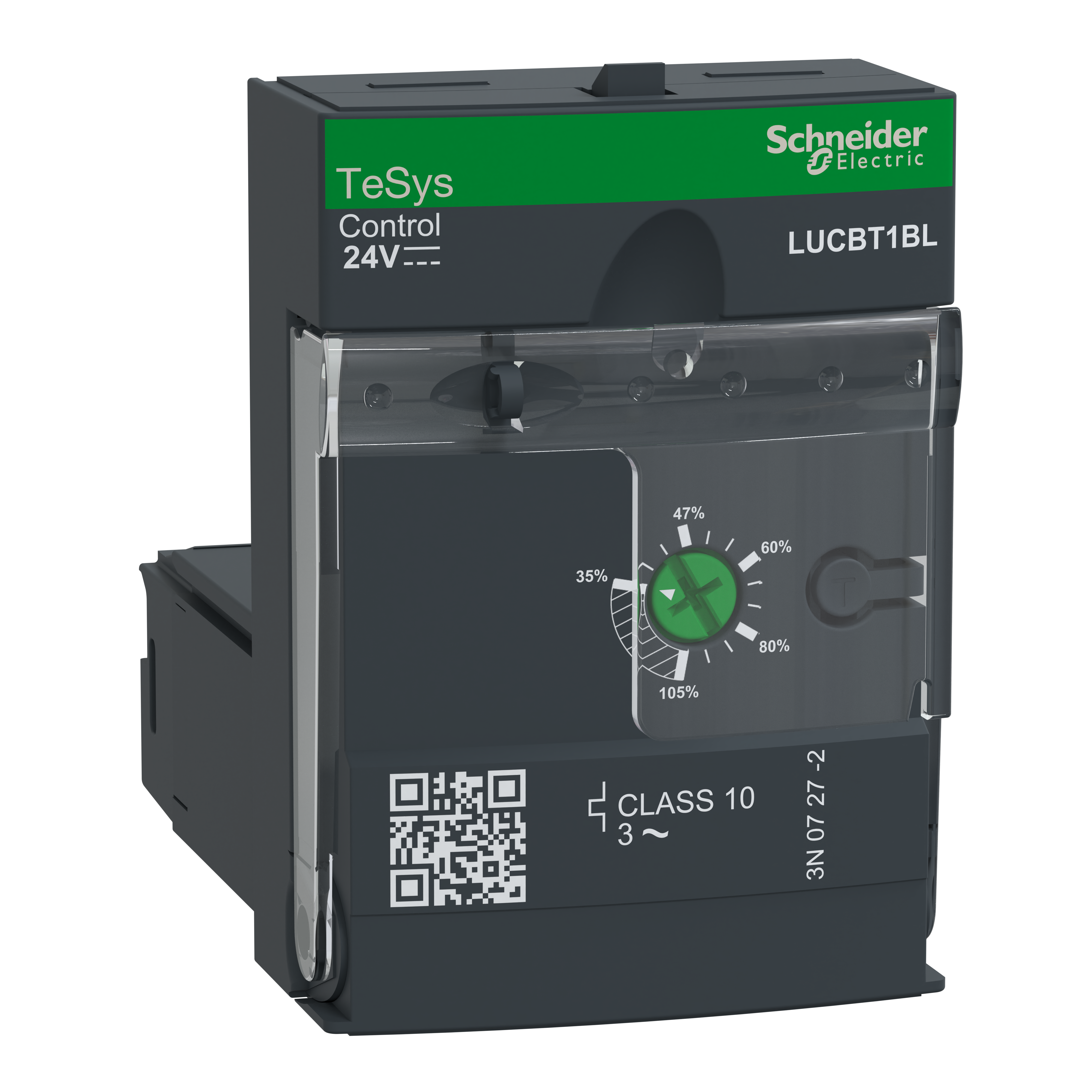 Advanced control unit, TeSys Ultra, 3P, 0.35 to 1.05A, 690VAC, protection & diagnostic, class 10, 24VDC coil