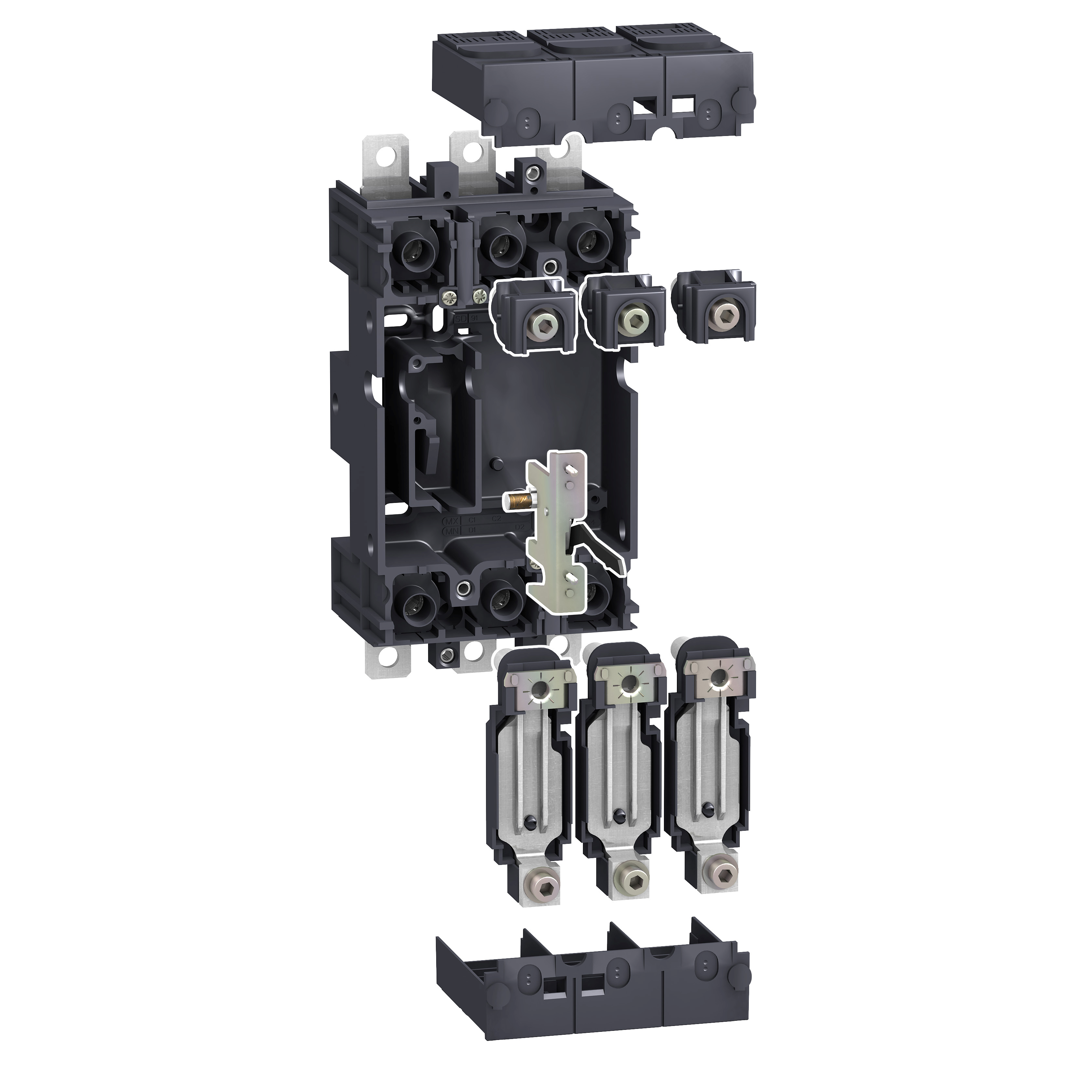 Vigi kit débro socle 3P NSX250