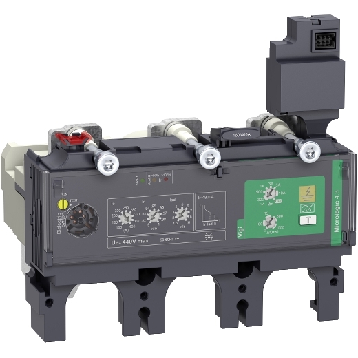 Lv433930 Trip Unit Micrologic 4 3 For Compact Nsx 400 630 Circuit Breakers Electronic Rating 400a 3 Poles 3d Schneider Electric Australia