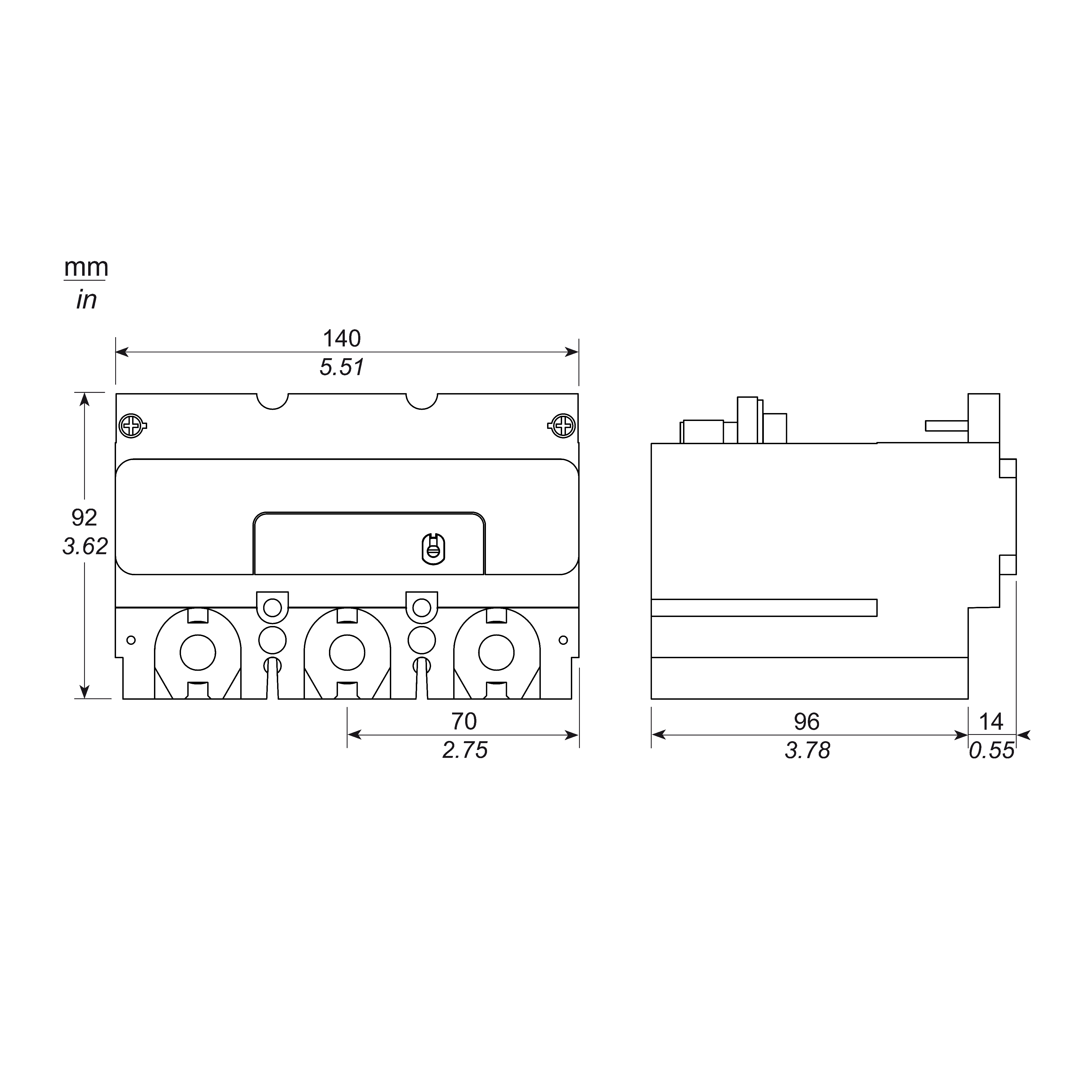 energy sensor, PowerTag Monoconnect 630A 3P