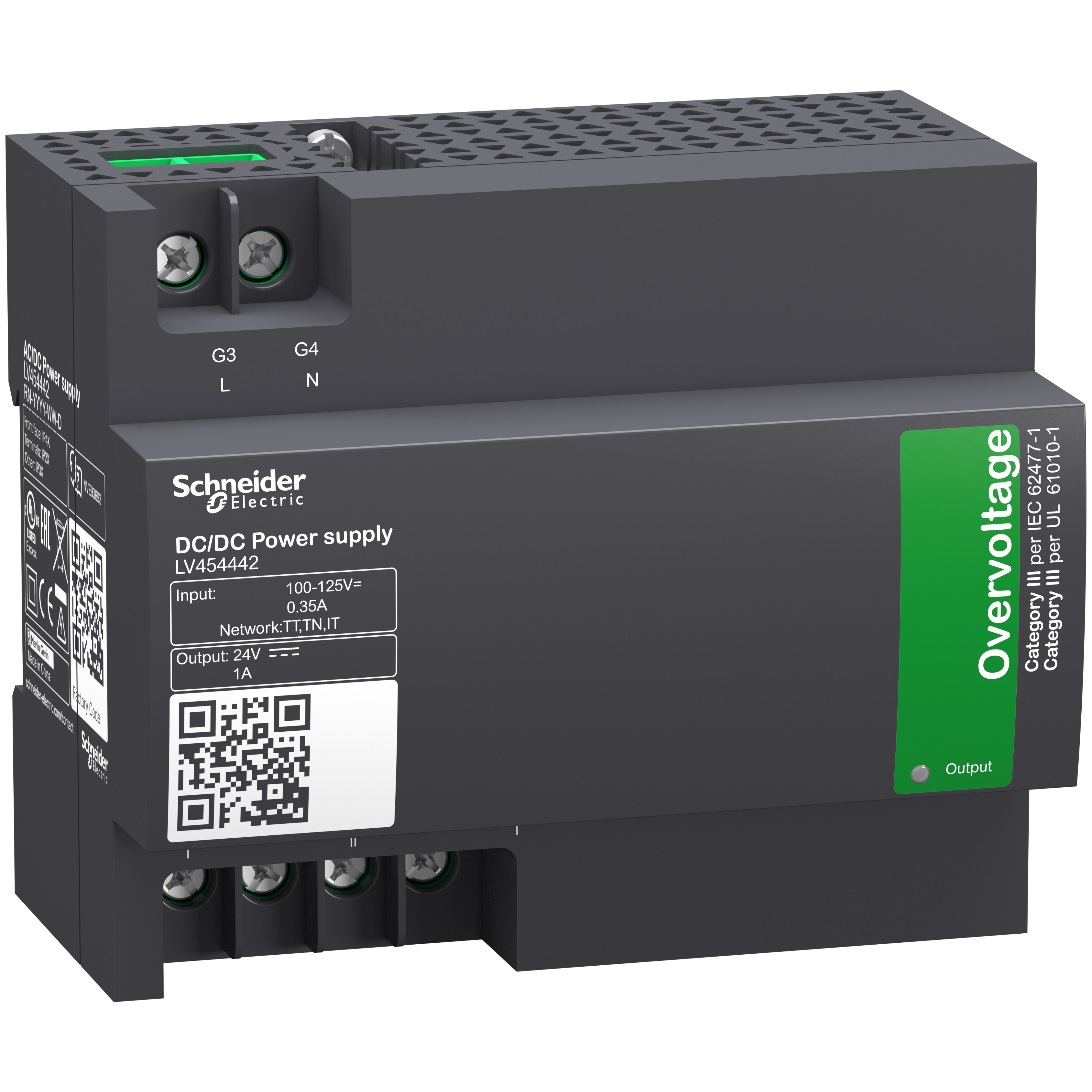 Mod alim électrique 100/125Vcc