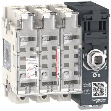FuPact GS SDF 50A 3P NFC 14*51 mellső vagy oldalsó vezérelhetőség LV481513