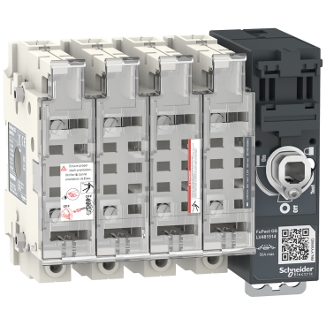 FuPact GS SDF 50A 4P NFC 14*51 mellső vagy oldalsó vezérelhetőség LV481514