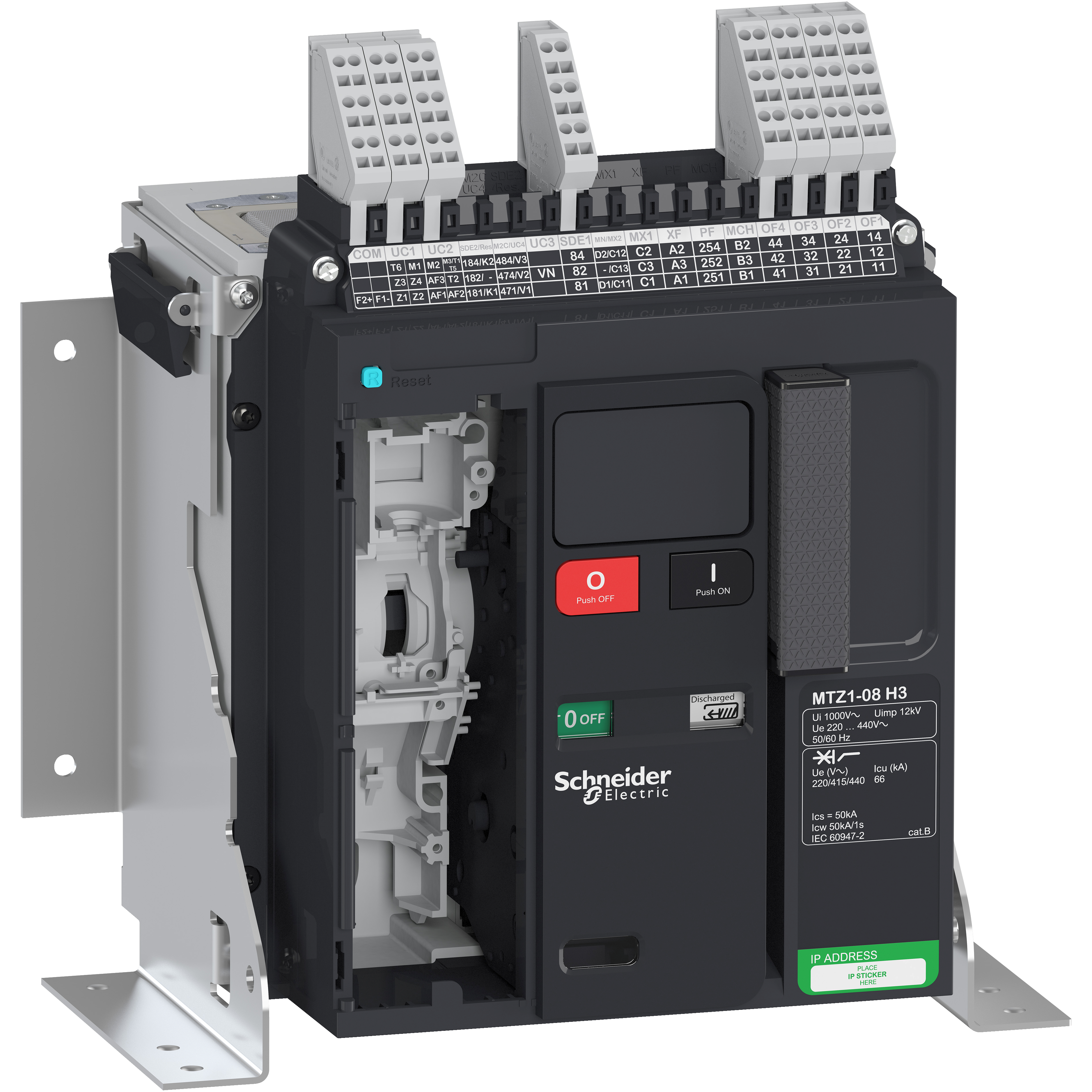 Schneider Electric BASIC FRAME MT MTZ1 08H3 800 A 3P FIXED