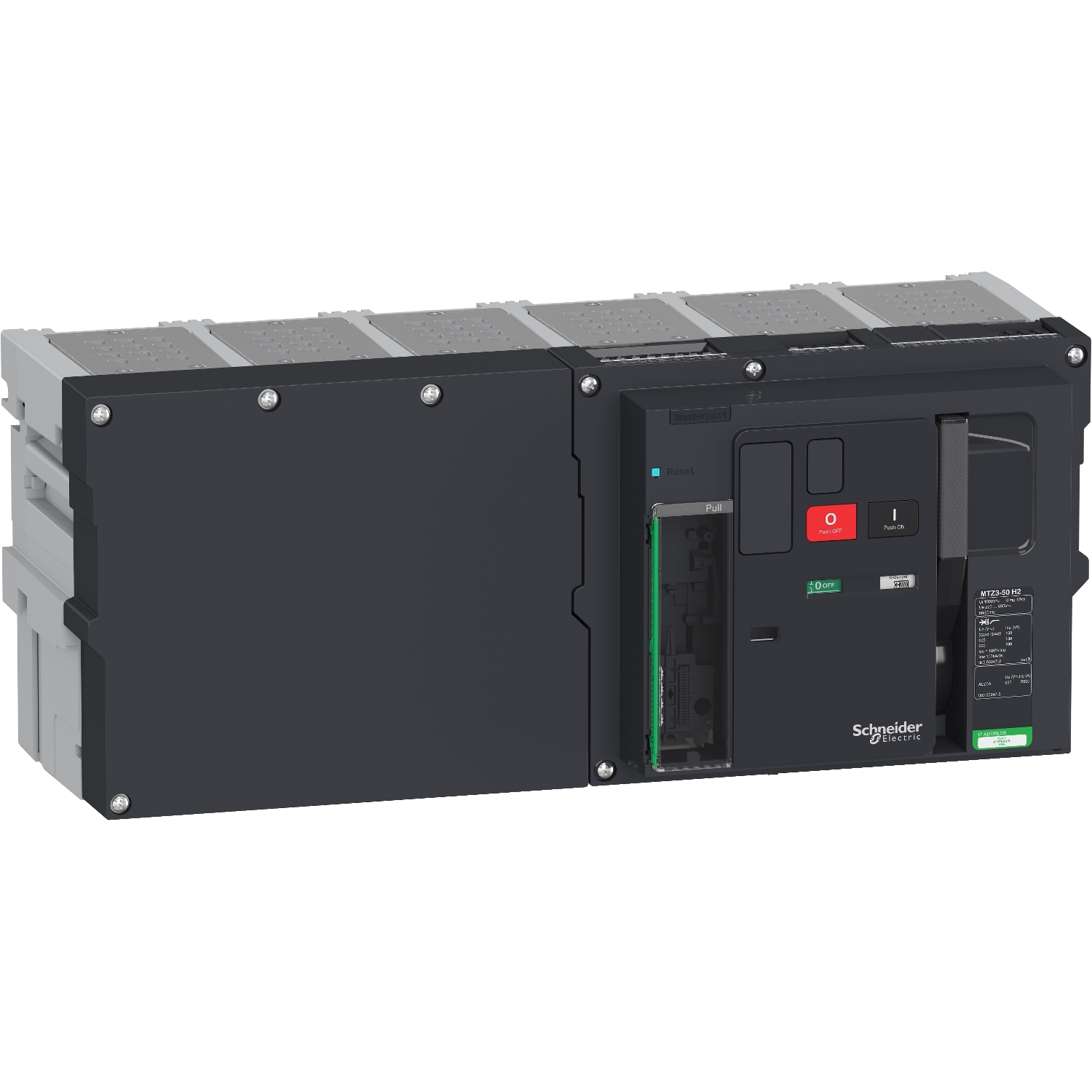 Lv848343 Circuit Breaker Masterpact Mtz3 50h2 5000 A 3p Drawout Without Micrologic Schneider Electric Global