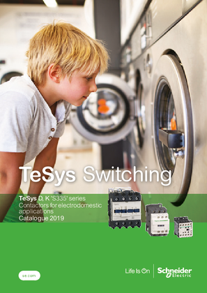 TeSys D, K  S335 series contactors for electrodomestic applications - Catalogue 2019