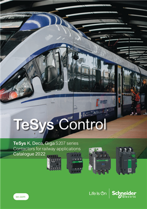 TeSys contactors for railway applications- Catalogue 2022