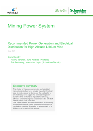 Mining Power System