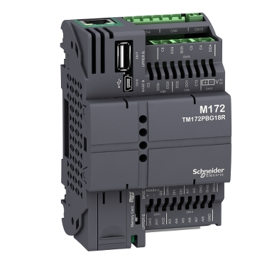  TM172PBG18R M172 Perf. Blind 18 I/Os, Eth, 2 RS485 