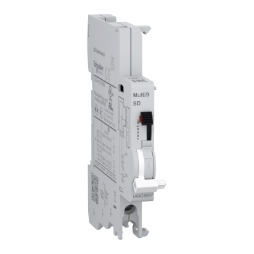 Auxiliary contact, Multi9 M9A, SD, 1 C/O, 100mA to 6A, 24VAC to 415VAC, 24VDC to 130VDC, bottom connection - Image