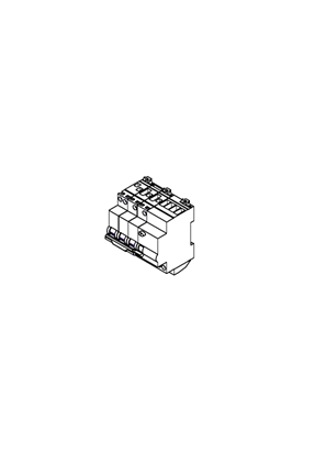 Resi9 RCBO 3PN B and C curve 16A to 25A MCB  - 3D CAD
