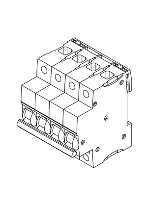 iSW switch-disconnector 3PN,4P 40A...125A - 3D CAD