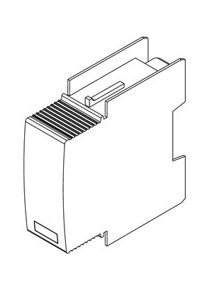 MAX9 - SPD 1P 40kA Cartridge 3D Simplified - 3D CAD