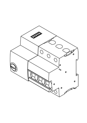 Reflex iC60N Ti24 3P; integrated control MCB  - 3D CAD