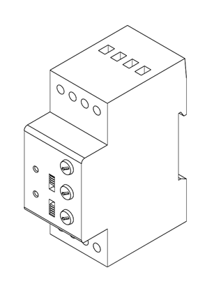 Acti9 iRCI-iRCU control relay 8A 2P - 3D CAD