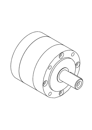 GBX planetary gearboxes - 3D CAD